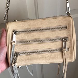 Rebecca Minkoff Mini 5-zip Leather Crossbody bag